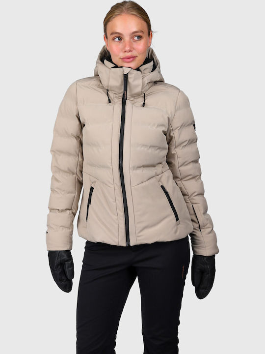 Brunotti Lapista Fungi 2522200203-4008 Jachetă Pentru Femei De Ski Și Snowboard Bej