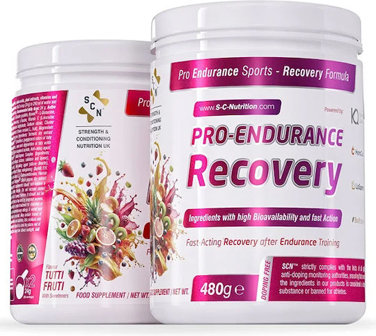 S-C-Nutrition Pro-endurance Recovery Ειδικό Συμπλήρωμα Διατροφής 480gr Tutti Frutti