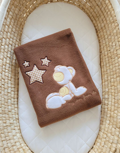 My Sweet Baby Blanket Fleece Brown