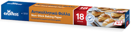 Endless Non-stick Baking Paper Cut in Sheets 18x42cm 18 Pieces