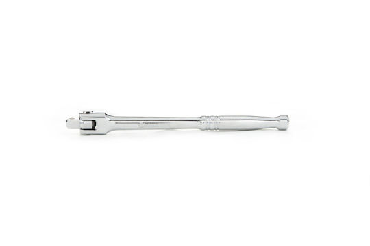 Sliding T-Bar Handle Flexible 3/8" 213mm Larger Leverage Handle Flexible Head Multiple Angles of Use One-Piece Construction Steel Alloy Sturdy Performance Ball Retention Helps Secure Sockets on the Drive Head Fully Polished