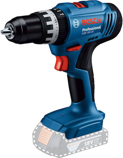 Bosch GSB 18V-25 Professional Percussive Drill Driver Battery Solo 18V