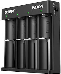 XTAR MX4 4 Batterieladegeräte AA/AAA/18650/21700