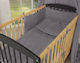 My Sweet Baby Crib Bumpers Classic Inside Anthracite 30x180cm