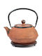 Madras Teapot Cast Iron Orange 900ml