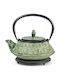 Madras Teapot Cast Iron Green 795ml
