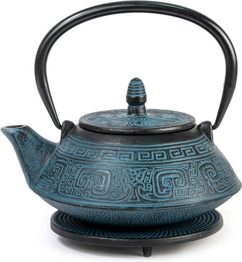 Madras Teekanne Gusseisen Blau 795ml