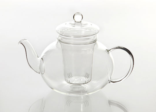 Madras Teekanne mit Filter Glas 1000ml