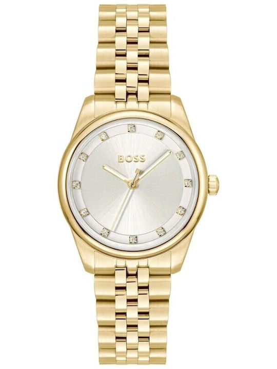 Boss Graceful Women's Watch with Gold Metal Bra...