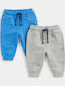 Kids Sweatpants Blue And Grey 2pcs