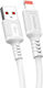 Kakusiga USB-A to Lightning Cable Λευκό 1m KSC-984-L-WH