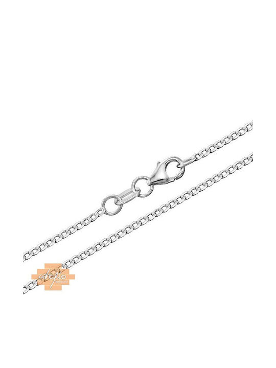 Atofio Kosmima White Gold Chain Neck 9K