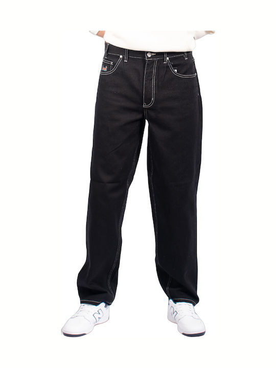 Cromer Pantaloni Jeans pentru Bărbați BLACK-WHITE
