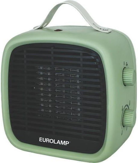 Eurolamp Κεραμικό Αερόθερμο Δωματίου Δαπέδου Πράσινο 1200W