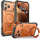 Supcase Back Cover Σιλικόνης / Tempered Glass Κοραλί (iPhone 17 Pro Max)