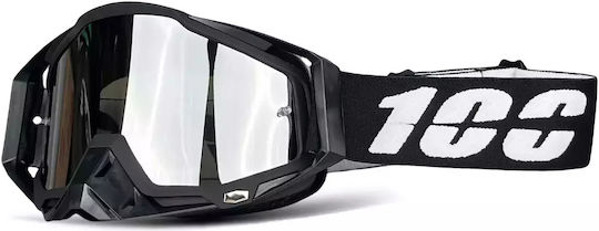 Off-road Motorcycle Helmet Mask Glasses Mx Atv Mtb C10 Black – Mirror