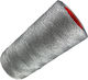 Silver Waxed Cord Metallic 0.6mm 100m