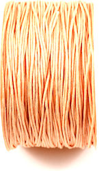 Cotton Waxed Salmon Laces 100m/bk014
