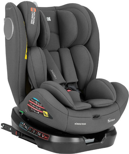 Kikka Boo I-Moove Καθισματάκι Αυτοκινήτου i-Size με Isofix Dark Grey