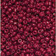 Glas Perlen Rokaï Rote Rosé 3mm 100 Gramm