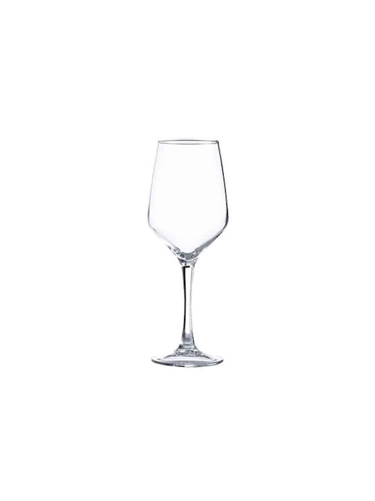 Vicrila Set Gläser Weißwein / Champagner aus Glas in Rot Farbe Mit Stiel 6Stück