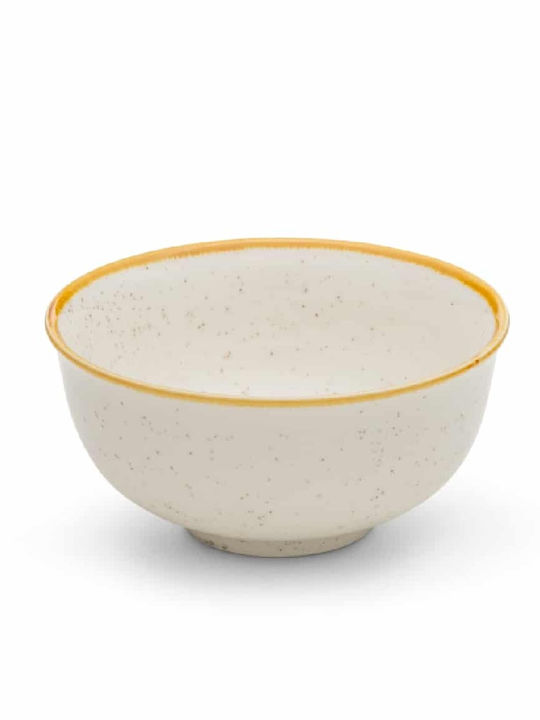 Yuk Porcelain Salad Bowl Beige 6pcs