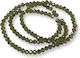 Glass Bead Bead Rondelle Veramán-Gold 4mm 4 Pieces
