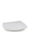 GTSA Japan Πιάτο Ρηχό Τετράγωνο από Πορσελάνη Λευκό 20cm 6τμχ