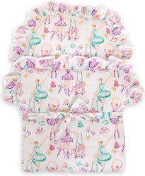 Doll Swaddle Blanket Purple Ballerinas