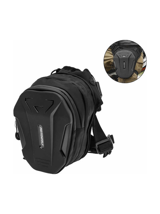 Motowolf Τσαντάκι Μηρού Αναβάτη MDL0718 Μαύρο