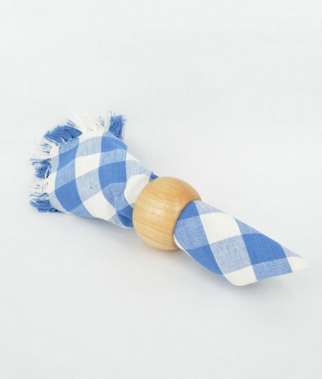 Lampiris Interiors Handtuch aus 100% Baumwolle in Blau Farbe