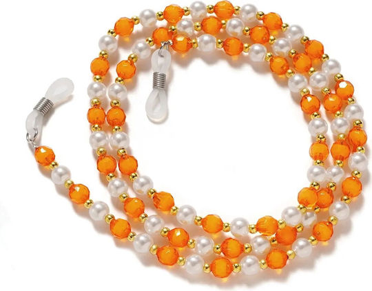 Hurtel A Eyeglass Chain Beads With Orange Pendant Color Beads Pattern 17