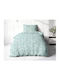 Vanora Bettbezug-Set Baumwolle Doppelbett mit 2 Kissenbezügen & 1 Bettlaken 200x220 Nova