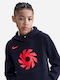 Полар Детски Суичър с Качулка и Джобове Син Erling Haaland Club Fleece