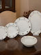 Galifas White Porcelain Dinnerware Set 20pcs