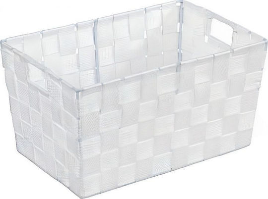 Wenko Καλάθι Αποθήκευσης Πλαστικό Λευκό 30x20cm