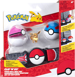 Pokemon Μαξιλαράκι Ζώνης Πολύχρωμο Clip N Go Eevee