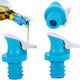 Set Of 2 Pourers For Oil Vinegar Syrup Bottles