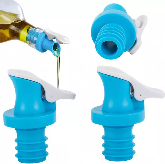 Set Of 2 Pourers For Oil Vinegar Syrup Bottles