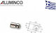 Aluminco 4322 Glass Profile Rosette Connector Φ16