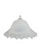 Epiplo-Fos Pendant Light White with Socket E27 37x37x16cm