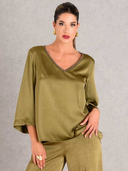 Derpouli Bluza Kaki