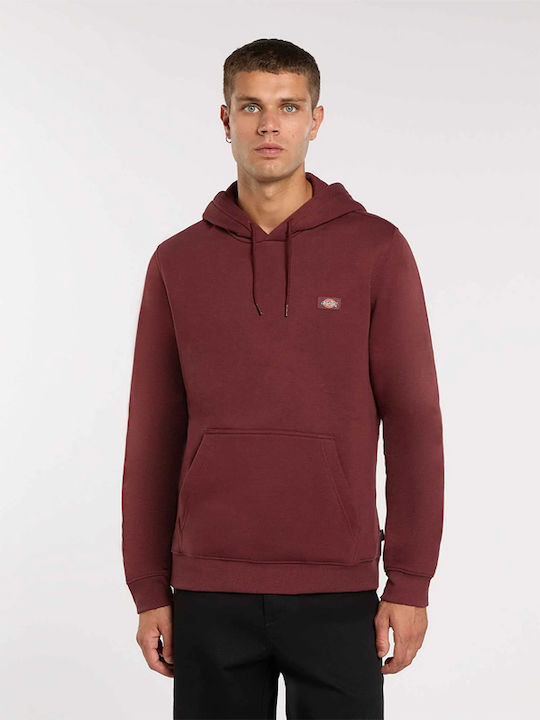 Dickies Oakport Φούτερ με Κουκούλα Κόκκινο