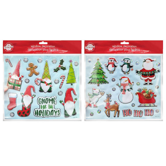 XMASfest Χριστουγεννιάτικα Αυτοκόλλητα 3x3x29εκ. 48τμχ