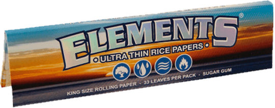Elements Cigarette Rolling Papers King Size 33 sheets 1pcs