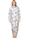 Kare Design Winter Damen Pyjama-Set Gray