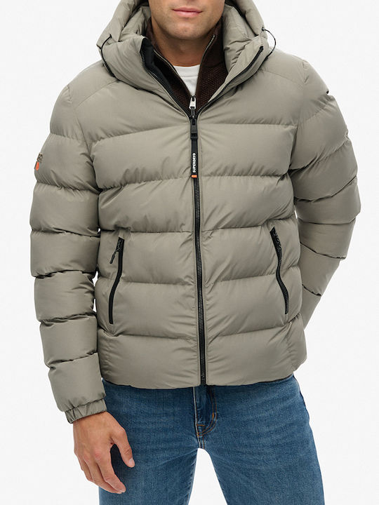 Superdry Μπουφάν Puffer Khaki