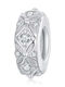 Charm Floare Din Argint Cu Zircon