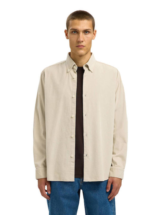 Selected Corduroy Regular Fit Shirt Beige