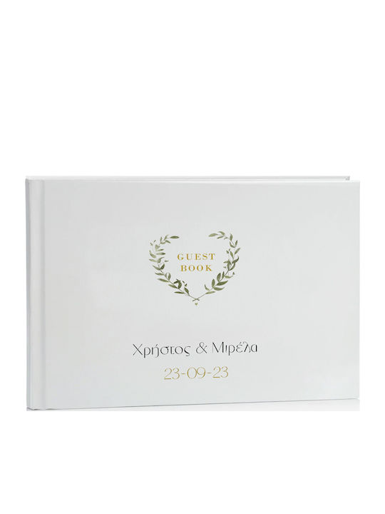 Wedding Wish Book Laurel Leaves 27 X 21 Cm D15010 Bal-d15010-dafnofulla